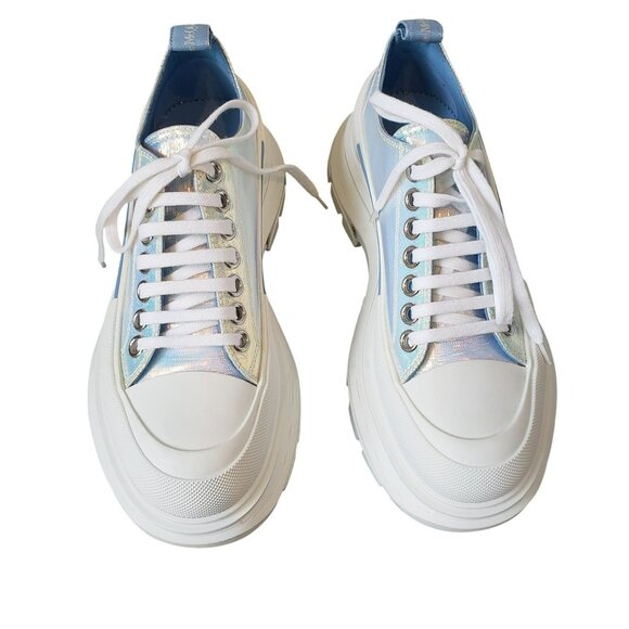 Alexander McQueen Iridescent Y2K Sneakers Gothcore Fairy Punk Dopamine Dressing - Picture 7 of 16